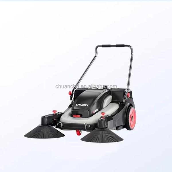 Pure Electric Energy Type Hand Push Multi-Function Power Tiller Cleaning Machine Home Floor Scrubber Sweeper