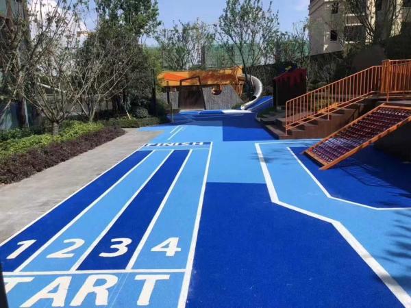 Tear Resistant Rubber Granules Flooring anti skidding For Kids Flooring