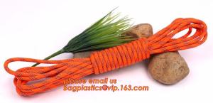 Wholesale 100% nylon 66 8mm 9mm 9.5mm climbing rope strength, high strength fire escape safety climbing rope from china suppliers