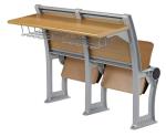 Plywood Metal Meeting Room Chair / Foldable School Desk And Chair Set