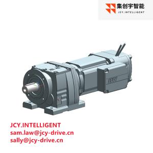 Wholesale 106.58 Inline Helical Bevel Gear Motor Unit 0.75KW from china suppliers