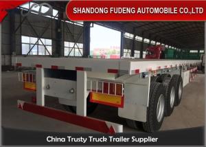 Wholesale 40 Feet Tri - Axles Lowboy Equipment Trailer With 12 Units Locks from china suppliers