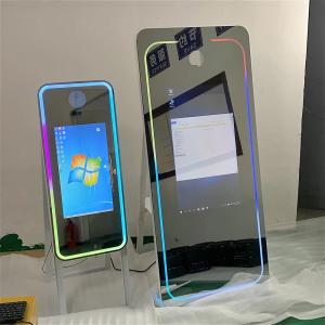 Wholesale Adjustable Mirror Wedding Photo Booth Light Strip Portable Selfie Station from china suppliers