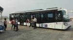 Fully Aluminum Body Airport Bus 110 Passengers 24m2 Standing Area