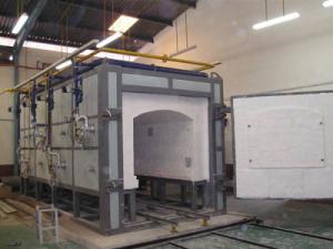 Wholesale Flexible Shuttle Kiln Natural Gas Industrial Kilns Adjustable Customized from china suppliers