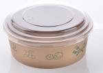 Disposable kraft paper bowl takeaway fast food container microwave safe bowls