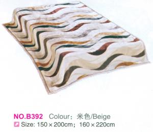 Wholesale Beige Color Raschel Throw Blanket Beautiful Styling With Finished Product Inspection from china suppliers