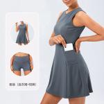 One Piece Floral Casual Dress Naked Feeling Anti Slip Ladies Golf Skorts