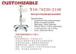 Patient Monitor Medical Trolley Cart , Medical Carts On Wheels With Drawers