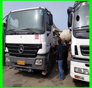 Wholesale 2013 37m 2hand zoomlion benz concrete pump Truck,Isuzu Concrete Mixer,China Concrete mound truck mixer from china suppliers
