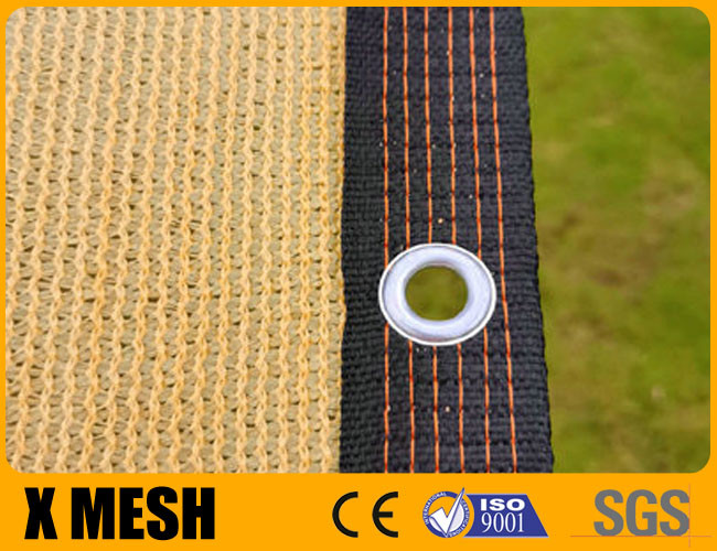75% Shading Rate 3x20m Knitted Camping Sun Shade Sail 155grams Anti Ultraviole