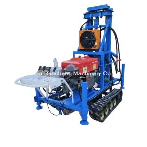 Wholesale Rubber Crawler Mounted Portable Water Well Drilling Machine 150m Depth 50mm Drill Dia from china suppliers