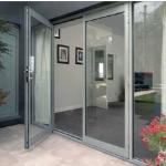 Villa White Aluminum Frame Hinged Screen Door Corrosion Protection Windproof