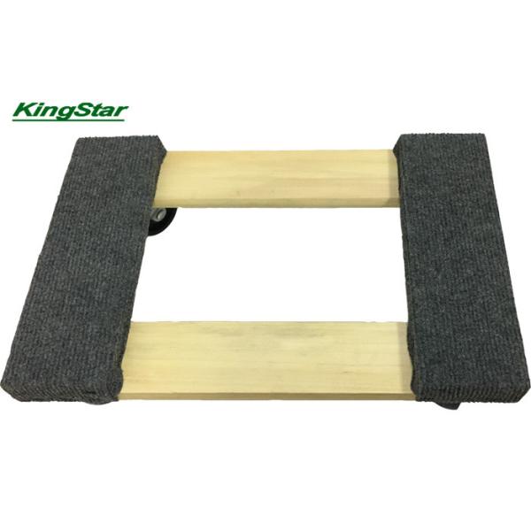 Solid Wood Carpeted Moving Dolly , Mildew Resistant 1000 Lb Furniture Dolly