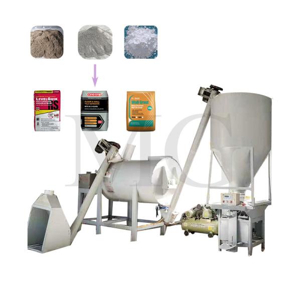 Dry Mix Powder Mortar Mixing Plant Wall Putty Sand Cement Mixer Machine Ceramic