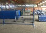 Construction Powder Coated Q195 Temporary Site Fencing 6ft Panels