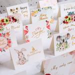 Multicolor Modern Style Creative Greeting Cards 15 Cards Per Pack