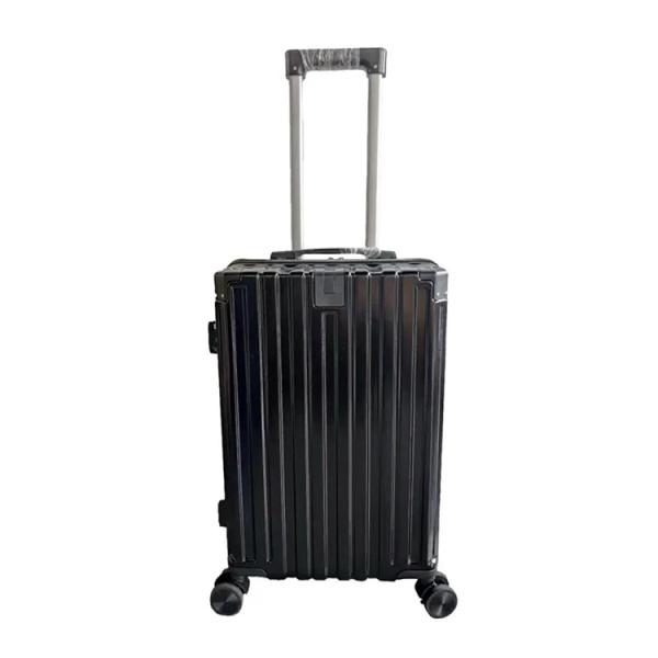 Fashionable Multi-Functional Lightweight PC Carry-On Luggage with Cup Holder and Hanger TSA Lock Aluminum Alloy Trolley