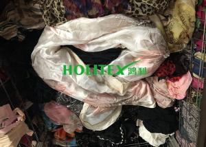 Wholesale Female Second Hand Scarves / Used Scarves Silk Material For Southeast Asia from china suppliers