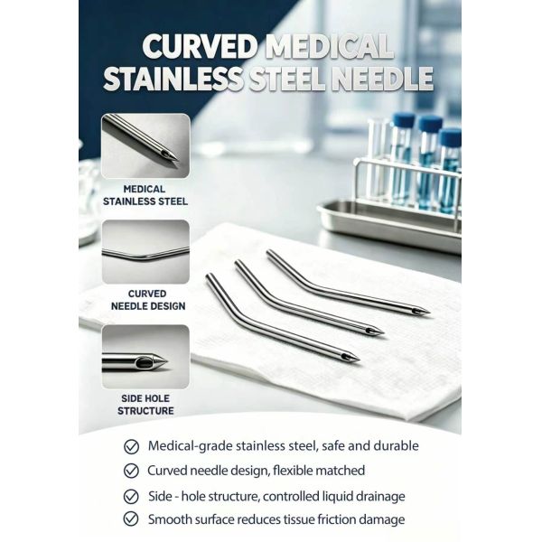 SHOMEA Bent Dispensing Needle with Side-Hole