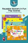 Discover Game Reusable Animal Stickers , Imaginative Reusable Stickers For Kids