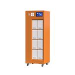 Orange Electric Motorcycle Swappable Battery 8 Shared AC200V~240V