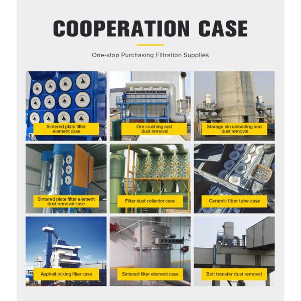 For Cement Dust Fibreglass Filter Bags