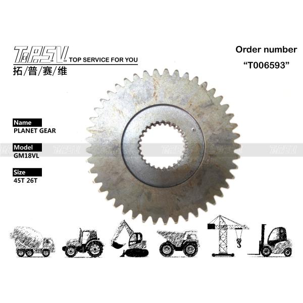 Black Steel Construction SH120 Excavator Travel Planetary Gear for Hydraulic