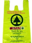 100 Compostable Biodegradable Shopping Bags - T-Shirt Style Carry Bags For Trash