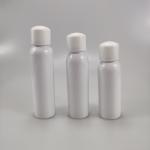 PET Collar 100ml 120ml 150ml 180ml 200ml White Sunscreen Spray Bottle for Toner
