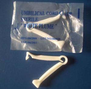 China Surgical Sterile Disposable Umbilical Cord Clamp For Holding Newborn's Umbilical Cord on sale