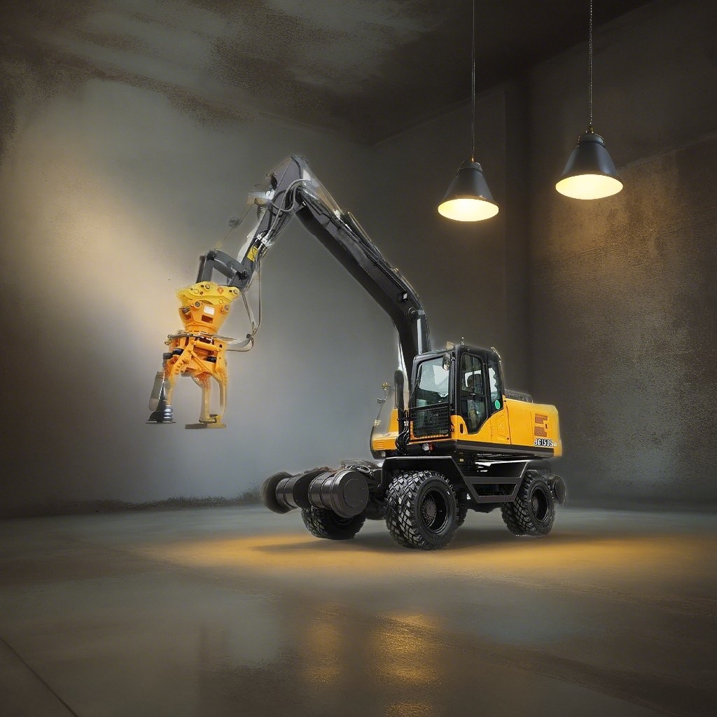 HTRR301 Dual Purpose Rail Pillow Changer Machine Crawler Excavator