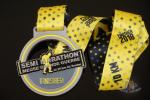 Semi Marathon 10KM Custom Sports Medals Soft Enamel Medallion With Ribbon
