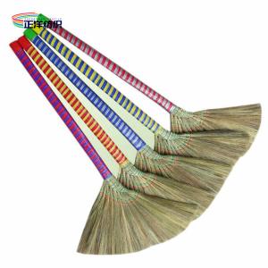 Wholesale Natural Sorghum Straw Broom String Tighten Handle Tighten Garden Cleaning Broom from china suppliers