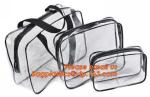 waterproof hanging toiletry bag for travel, Vinyl Transparent PVC Cosmetic Bag