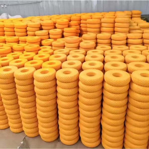 PU Solid Polyurethane Wheel Puncture Proof Rubber Wheelbarrow Wheel