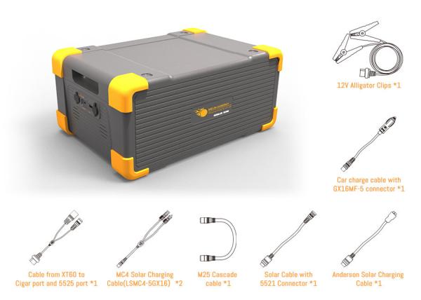 3072Wh External Portable Generator Battery Pack LiFePO4 Portable Solar Power