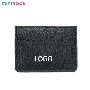 Wholesale RFID Blocking Leather Card Holder With Multifunctional Features And Anti-Magnetic Design from china suppliers