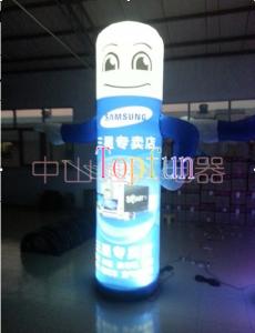 Wholesale CE / UL Blower Inflatable Human Carton Balloon / LED lighting giant advertising balloon from china suppliers