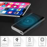Dual Ports 2 In 1 5W Qi Wireless Power Bank 10000mah