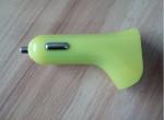 2014 dual usb car charger,7-shaped usb car charger,cell phone car charger