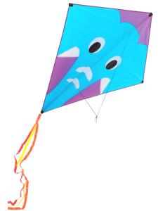 Wholesale Fiberglass Kid 30m String Line 124*152cm Diamond Stunt Kite from china suppliers