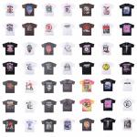 280g Fabric Weight Custom Logo DTG Print Men's Box T-Shirt with Vintage Acid