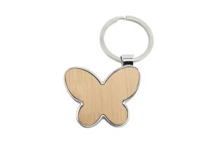 Wholesale Butterfly Cute Small Keychains Eco Friendly Zinc Alloy Bamboo Material from china suppliers