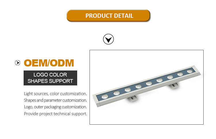 Easy Installation Adjustable Bracket Remote Control Exterior LED Wall Wash Lights With Industrial Lighting