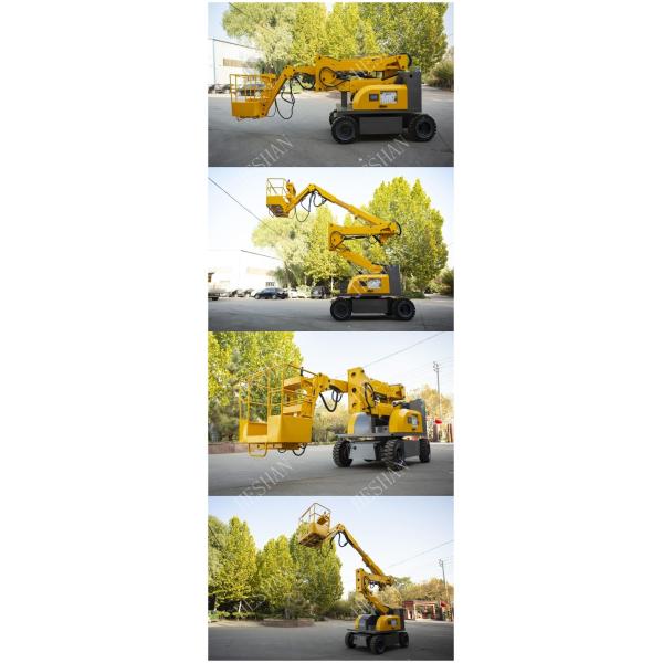 construction Electric Articulating Boom Lift 16m Aerial Work Small Cherry Picker