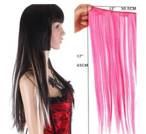 Wholesale Long Silky straight Synthetic Hair Extensions Double Drawn Strong Hair Weaving from china suppliers