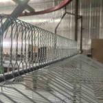 18inch White Disposable Coated Wire Hangers For Dry Cleaning Shop