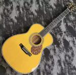 Custom 40 "full solid wood OM42 series yellow acoustic guitar Martin guitar
