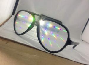 Wholesale Popular Style Plastic Diffraction Glasses , Rainbow Laser Glasses from china suppliers
